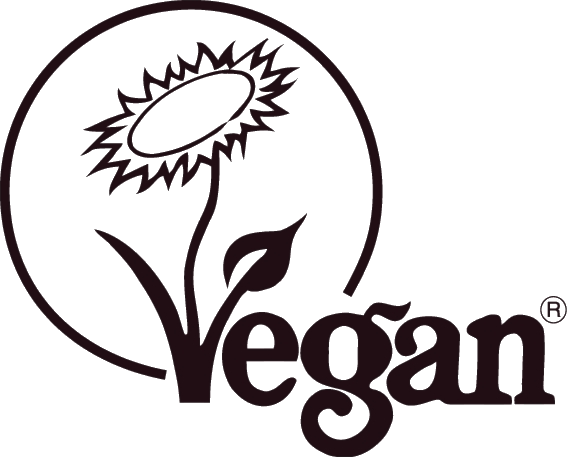 Registered with The Vegan Society